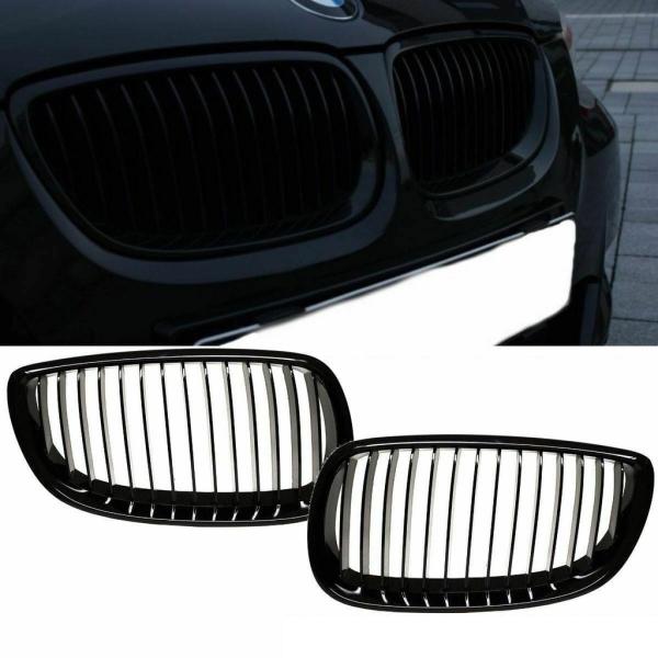 SET Kühlergrill Sport-Performance Schwarz Glanz passend für BMW E92 E93+ M3 M