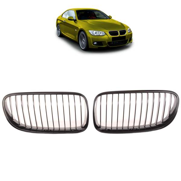 Sport-Performance Kühlergrill schwarz Glanz passt für BMW E92 E93 LCI ab 10-14