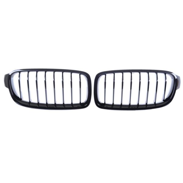 Kühlergrill Sport-Performance komplett hochglanz Schwarz passt für BMW F30 F31