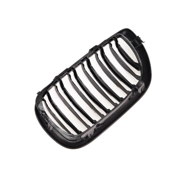 Kühlergrill für BMW 3er E46 Limo Touring 01-05 FACELIFT Schwarz Glanz Doppelsteg