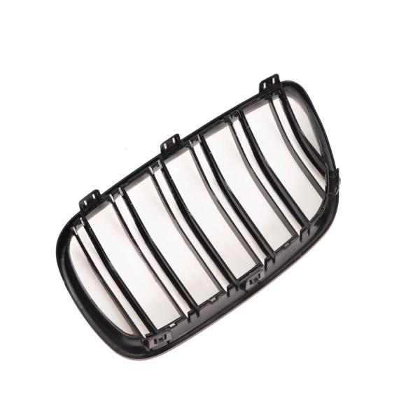 Kühlergrill SET Schwarz Hochglanz Doppelsteg passend für BMW X3 E83 LCI 06-11