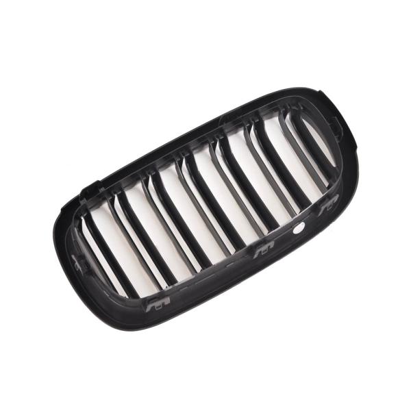 Kühlergrill Frontgrill für BMW X5 F15 / X6 F16 13-17 Doppelsteg Schwarz Glanz