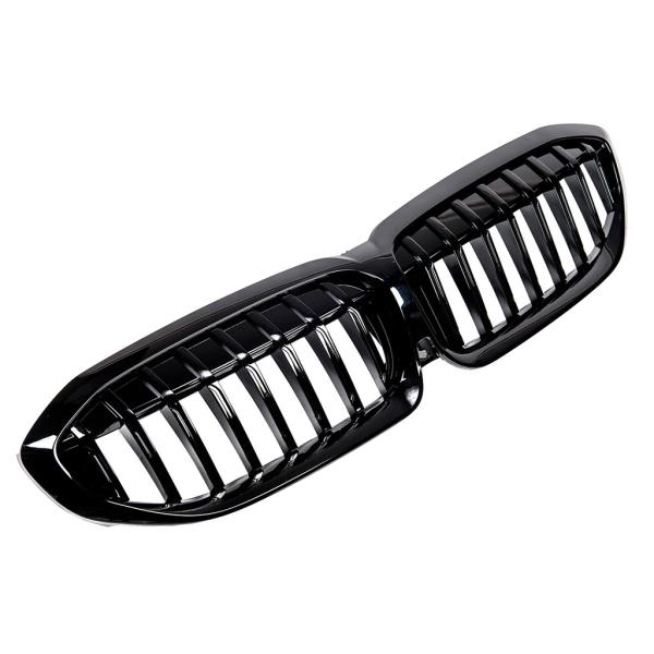 Set Performance Kühlergrill Schwarz Glanz passt auf BMW 3er G20 G21 Sport +M