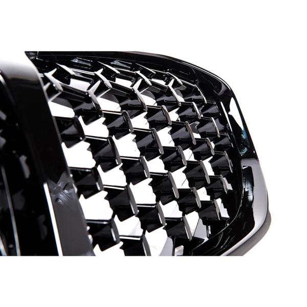 Sportgrill Kühlergrill für BMW 1er F40 ab2019 Diamond Hochglanz schwarz