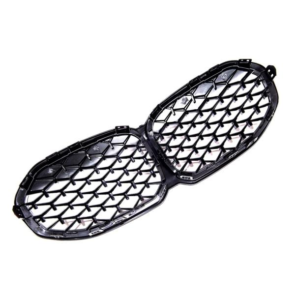 Sportgrill Kühlergrill für BMW 1er F40 ab2019 Diamond Hochglanz schwarz