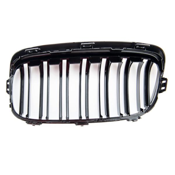 Set Doppelsteg Kühlergrill schwarz Glanz für für BMW 2er Active Tourer F45