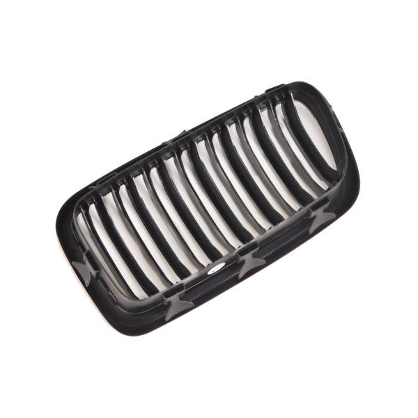 Set Doppelsteg Kühlergrill Schwarz GLANZ Performance passt für BMW 7er E38 94-02