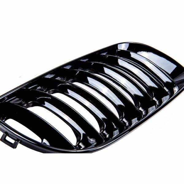 Sportgrill Kühlergrill kompatibel mit BMW X3 F83 03-06 Hochglanz schwarz