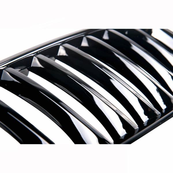 Kühlergrill / Sportgrill Single für BMW Z4 E89 schwarz glanz