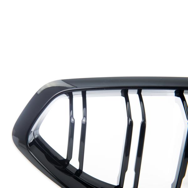 KÜHLERGRILL DOPPELSTEG GRILL PASST FÜR BMW Z4 G29 AB 18 SCHWARZ GLANZ