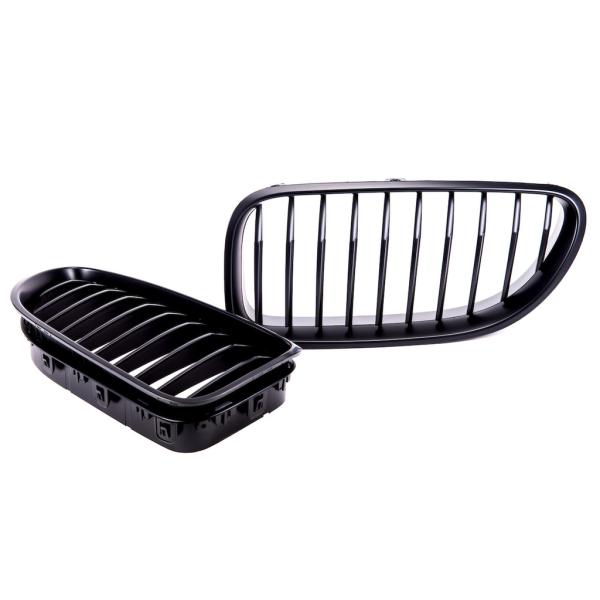 Set Kühlergrill für BMW 6er F12 F13 passend Schwarz Matt auch M M6
