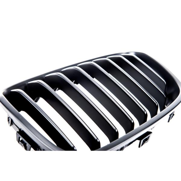 SET Performance Kühlergrill Grill Schwarz Matt für BMW 1er F20 F21 2011-2015