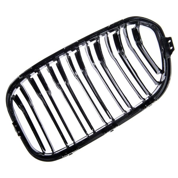 Sportgrill Kühlergrill Doppelsteg für BMW 1er F20 / F21 15-19 glanz schwarz