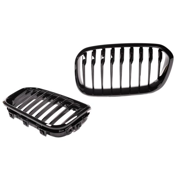 Sportgrill Kühlergrill für BMW 1er F20 / F21 15-19 Hochglanz schwarz