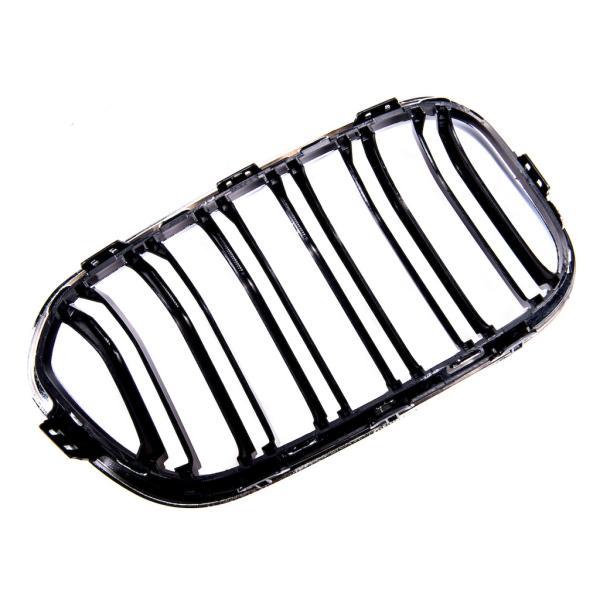 Sportgrill Kühlergrill Doppelsteg für BMW 1er F20 / F21 15-19 schwarz/chrom