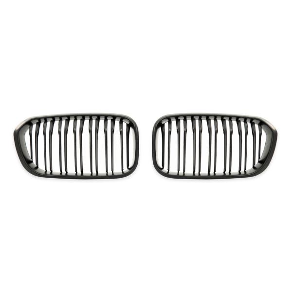 Sportgrill Kühlergrill Doppelsteg für BMW 1er F20 / F21 15-19 schwarz/Matt