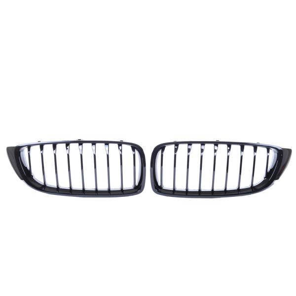 Sportgrill Kühlergrill Single für BMW 4er F32 / F33 / F34 13-21 Hochglanz schwarz