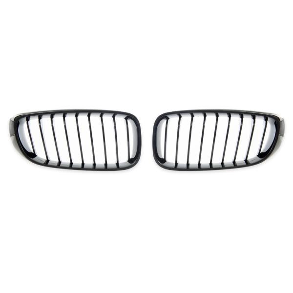 Sportgrill Kühlergrill Single für BMW 3er F34 Gran Turismo 13-20 glanz schwarz