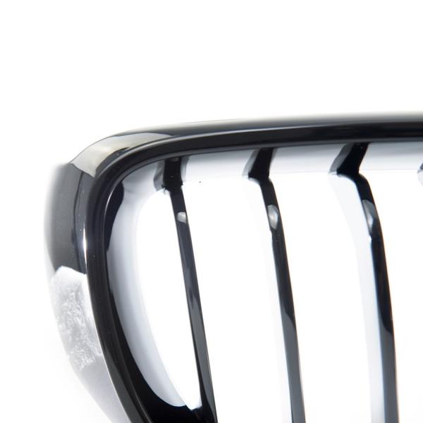 Sportgrill Kühlergrill Single für BMW 3er F34 Gran Turismo 13-20 glanz schwarz