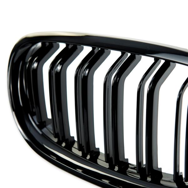 Sportgrill Kühlergrill Doppelsteg für BMW 3er E90 / E91 08-12 Hochglanz schwarz