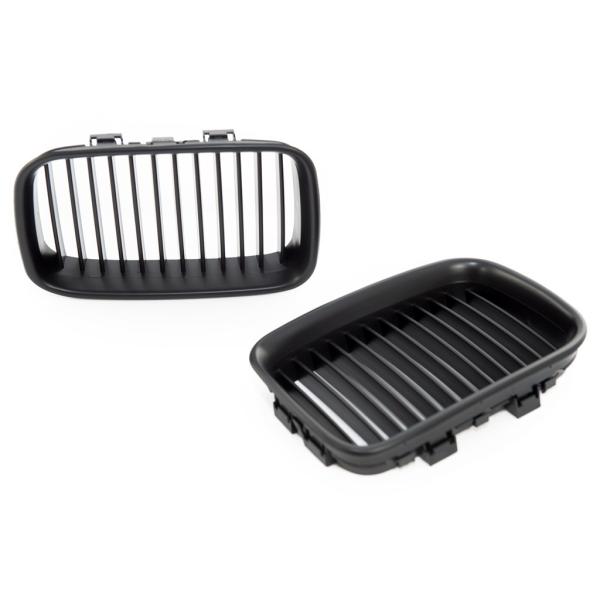Sportgrill Kühlergrill für BMW 3er E36 91-96 schwarz Matt