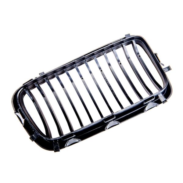 Sportgrill Kühlergrill Single für BMW 7er E38 94-01 Hochglanz schwarz