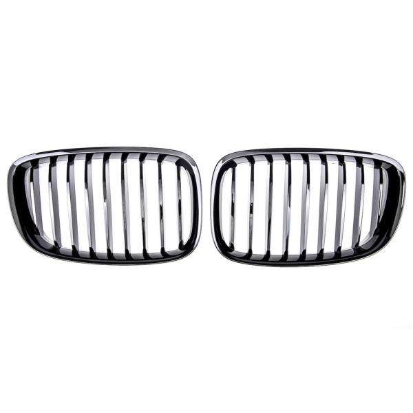 Sportgrill Kühlergrill Single für BMW 5er Gran Turismo F07  13-17 Hochglanz schwarz