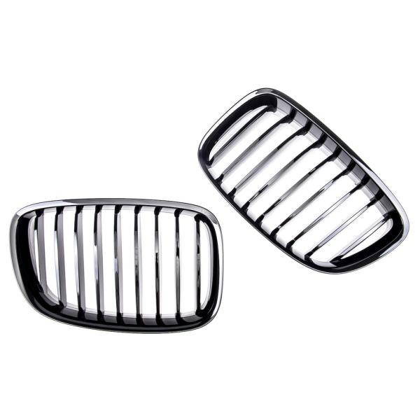 Sportgrill Kühlergrill Single für BMW 5er Gran Turismo F07  13-17 Hochglanz schwarz