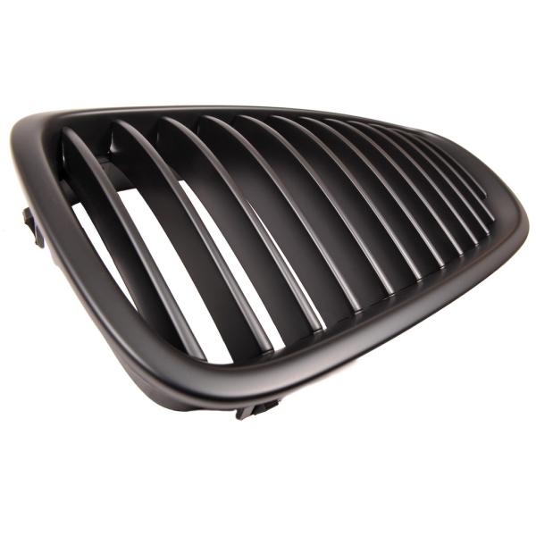 Sportgrill Kühlergrill Single für BMW 5er F10 / F11 10-18 schwarz/Matt