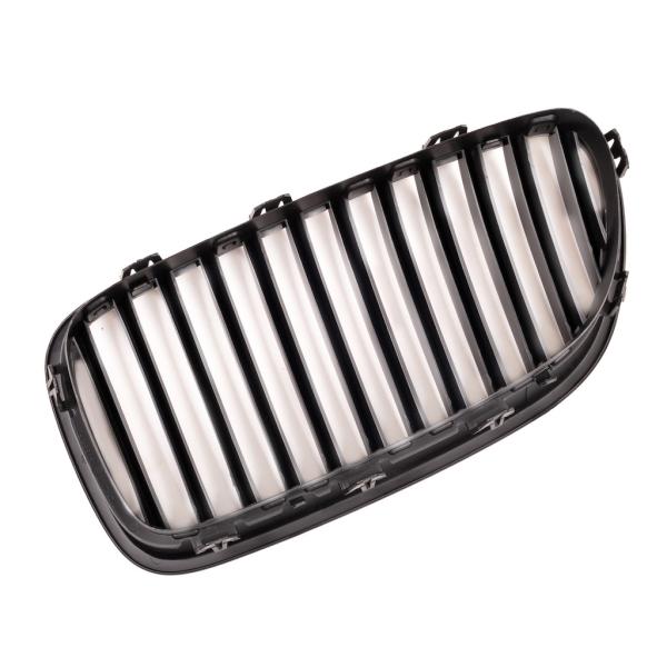 Sportgrill Kühlergrill Single für BMW 5er F10 / F11 10-18 schwarz/Matt