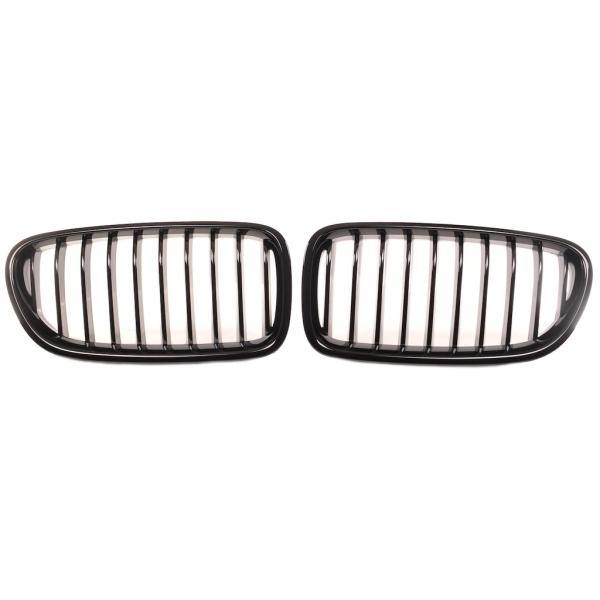 Sportgrill Kühlergrill für BMW 5er F10 / F11 09-16 Hochglanz schwarz