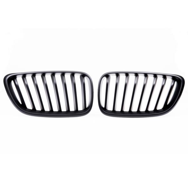 Sportgrill Kühlergrill Single für BMW 2er F22 / F23 13-21 schwarz/Matt