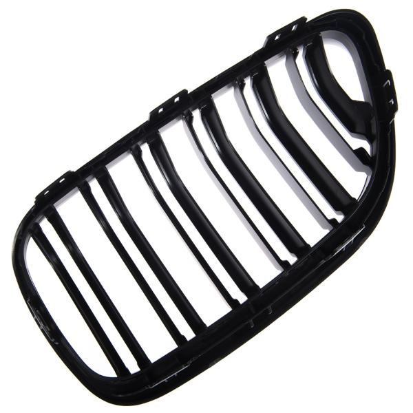 Kühlergrill SET Schwarz Matt Doppelsteg passt für BMW 2er F22 F23 235 240 M2