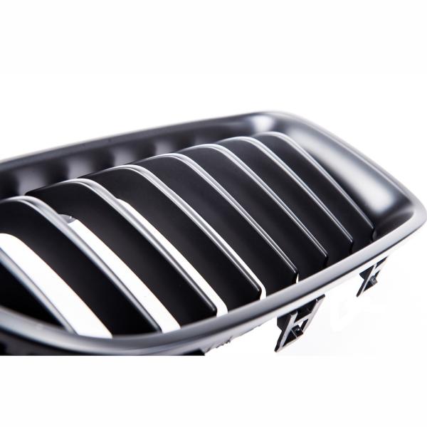 Kühlergrill Sport-Performance komplett Schwarz Matt passt für BMW F30 F31