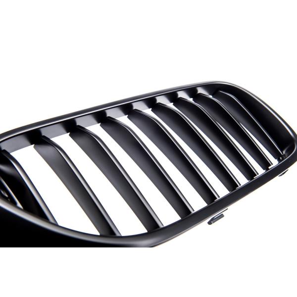 Sportgrill Kühlergrill kompatibel mit BMW 5er G30 / G31 17-20 Matt schwarz