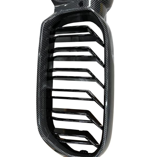 Sportgrill Kühlergrill kompatibel mit BMW 5er G30 / G31 20- Carbon Look