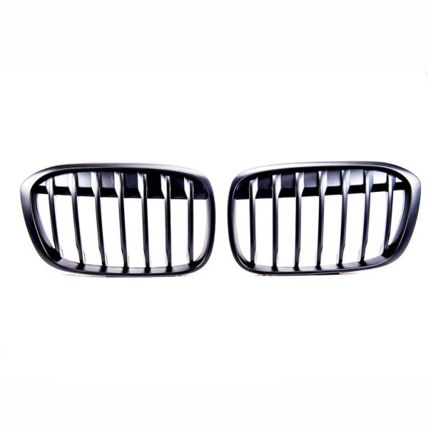Satz Performance Kühlergrill Schwarz Grill Matt passt für BMW X1 F48  14 -19