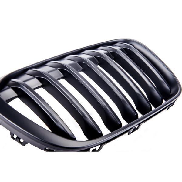 Satz Performance Kühlergrill Schwarz Grill Matt passt für BMW X1 F48  14 -19