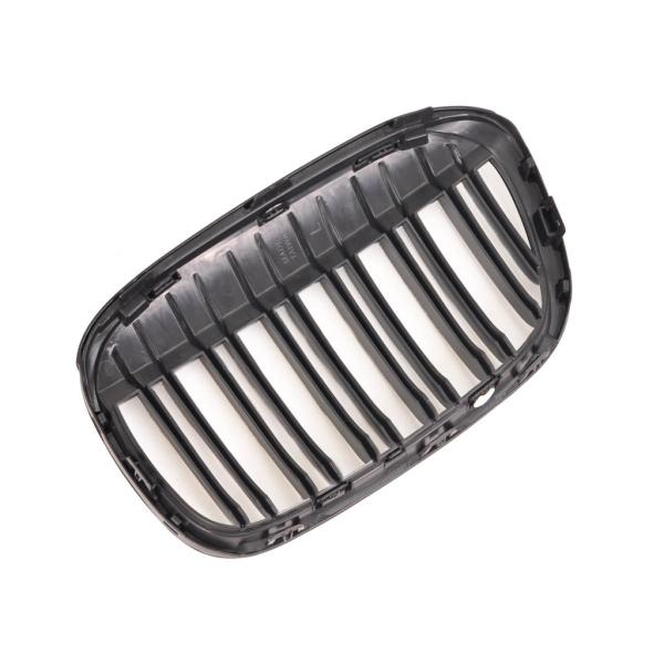 Sportgrill Kühlergrill kompatibel mit BMW X1 F48 14-19 Hochglanz schwarz