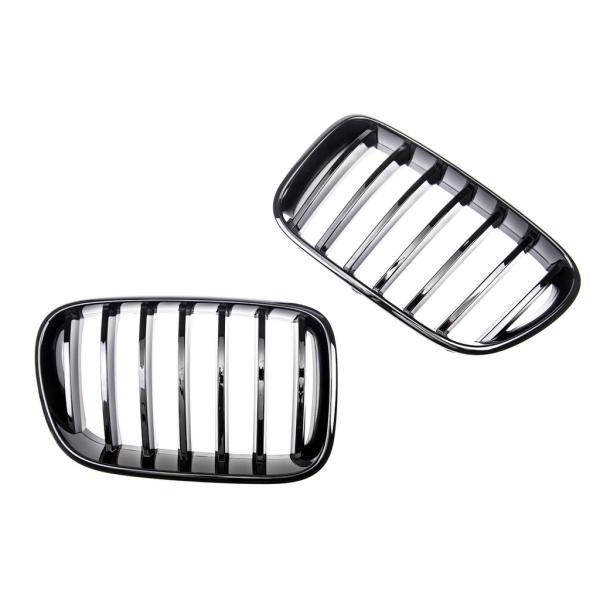 Kühlergrill / Sportgrill Schwarz glanz für BMW X3 F25 10-14