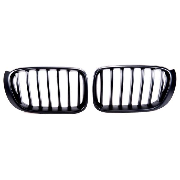 Sport Performance Kühlergrill Schwarz Matt passt für BMW X3 F25 X4 F26 2014