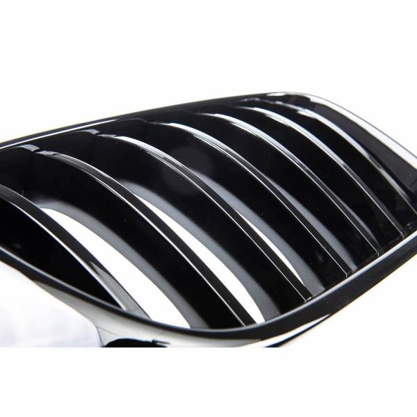 Kühlergrill / Sportgrill Single schwarz glanz für BMW X3 F25 X4 F26 14-17