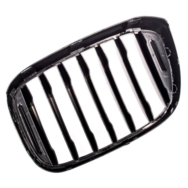 Sportgrill Kühlergrill für BMW X3 G01 17-21 Hochglanz schwarz