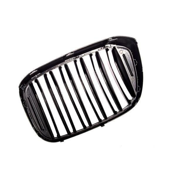 PASST FÜR BMW X3 X4 G01 G02 KÜHLERGRILL DOPPELSTEG GLANZ SCHWARZ