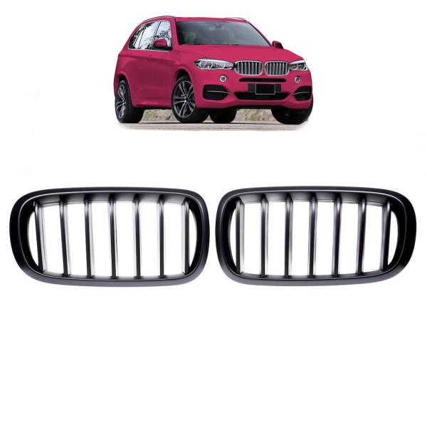 Kühlergrill / Sportgrill Single schwarz Matt für BMW X5 F15 X6 F16 13-18