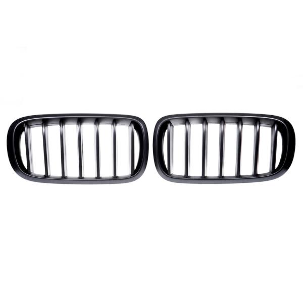 Kühlergrill / Sportgrill Single schwarz Matt für BMW X5 F15 X6 F16 13-18