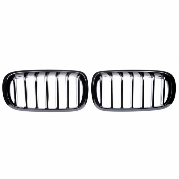 Kühlergrill / Sportgrill schwarz glanz für BMW X5 F15 F85 X6 F16 F86