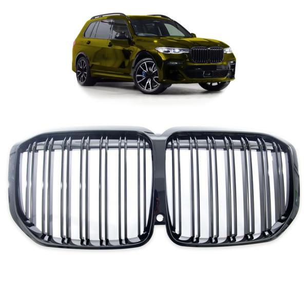 Sportgrill Kühlergrill für BMW X7 G07 19-22  schwarz/glanz