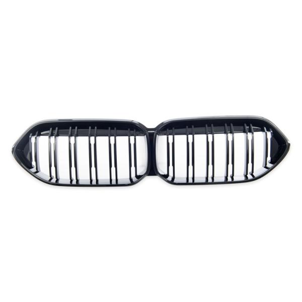 Set Sport Doppelsteg Kühlergrill schwarz Glanz passt für BMW 2er F44 Grand Coupe