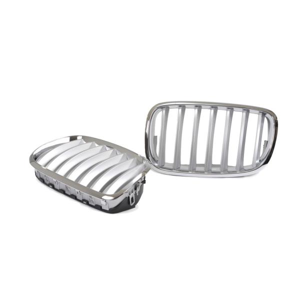 Kühlergrill / Sportgrill chrom für BMW X5 E70 X6 E71 E72  08-14 alle Modelle